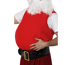 Santa Claus belly in red for Christmas