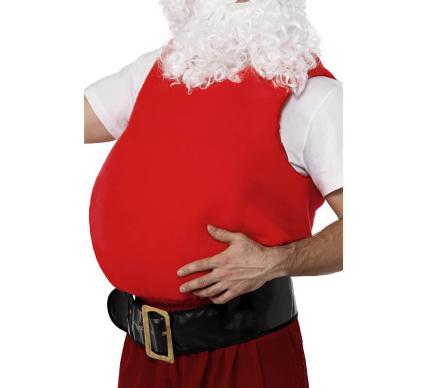 Translation missing: en.Barriga de Papá Noel en color Rojo para Navidad