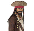 Sombrero Pirata Marrón con Rastas