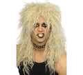 Peluca Melena Hard Rock Rubia de los Años 80 para Hombre