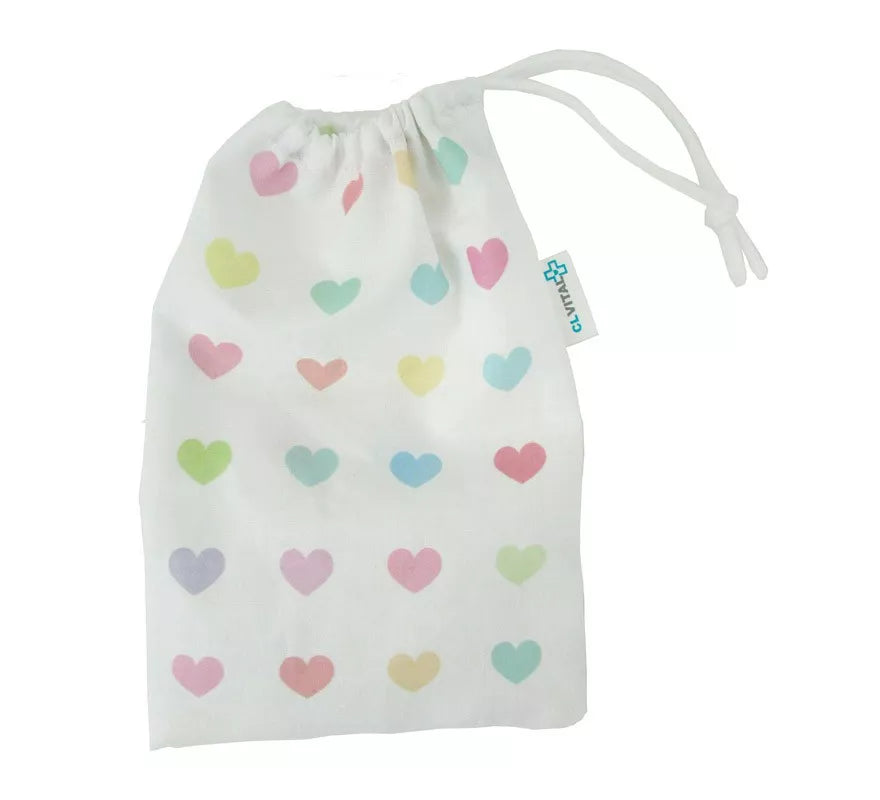 Translation missing: en.Funda de tela para Mascarilla estampado Corazones