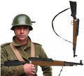 Fusil de Guerra de Plástico de Juguete