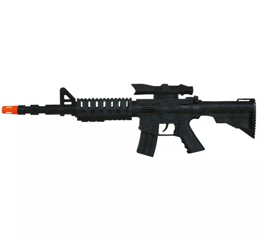 Fusil negro con Mirilla de 44 cm
