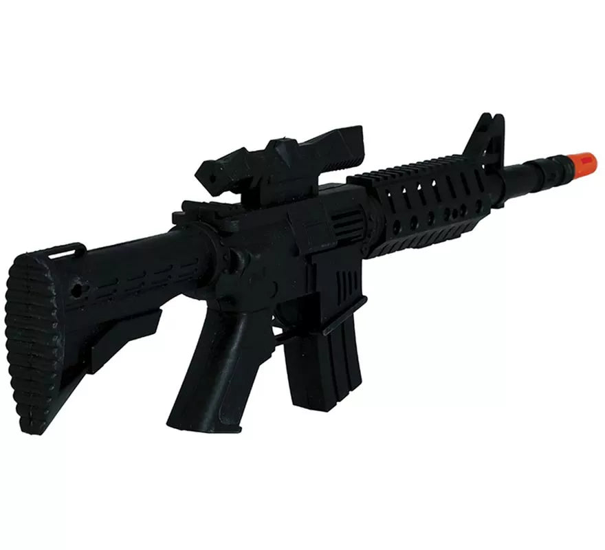 Fusil negro con Mirilla de 44 cm