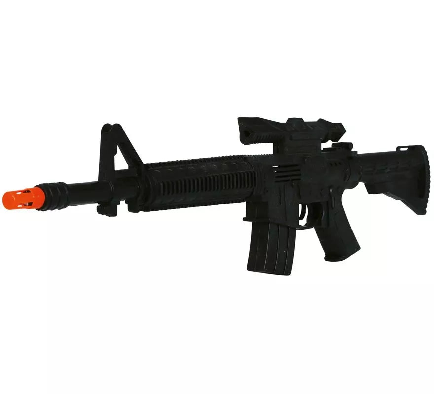 Fusil negro con Mirilla de 58 cm