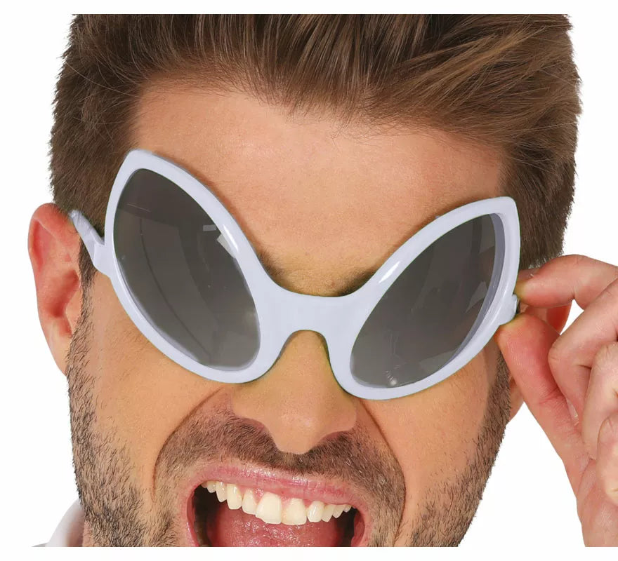 Translation missing: en.Gafas Alienígena plateadas adulto
