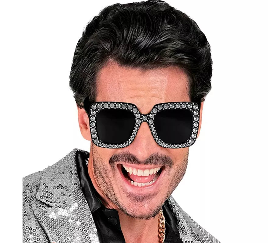 Gafas Años 70 Strass en varios colores