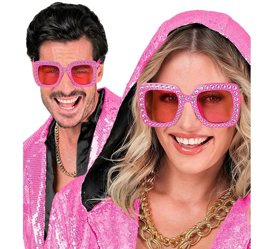 Gafas Años 70 Strass en varios colores