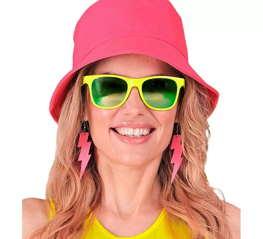 Gafas Años 80 neón con Lentes en varios colores