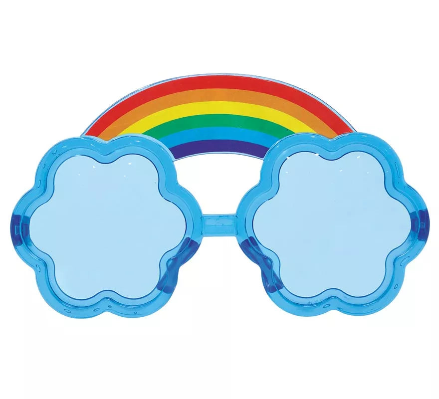 Gafas Azules con Arcoíris