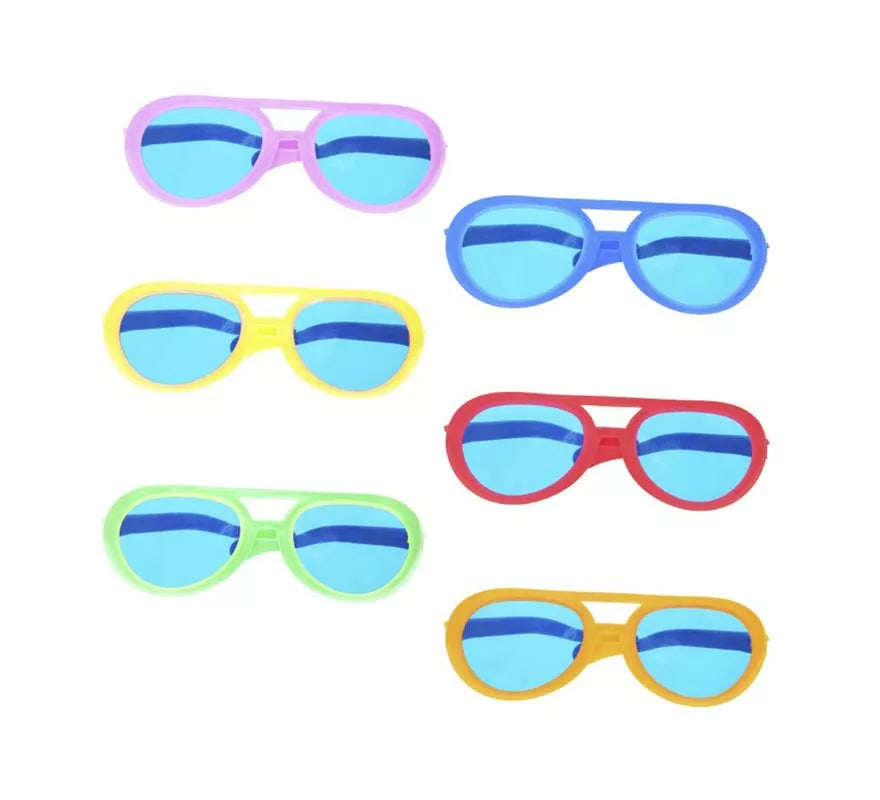 Translation missing: en.Gafas azules gigantes colores surtidos