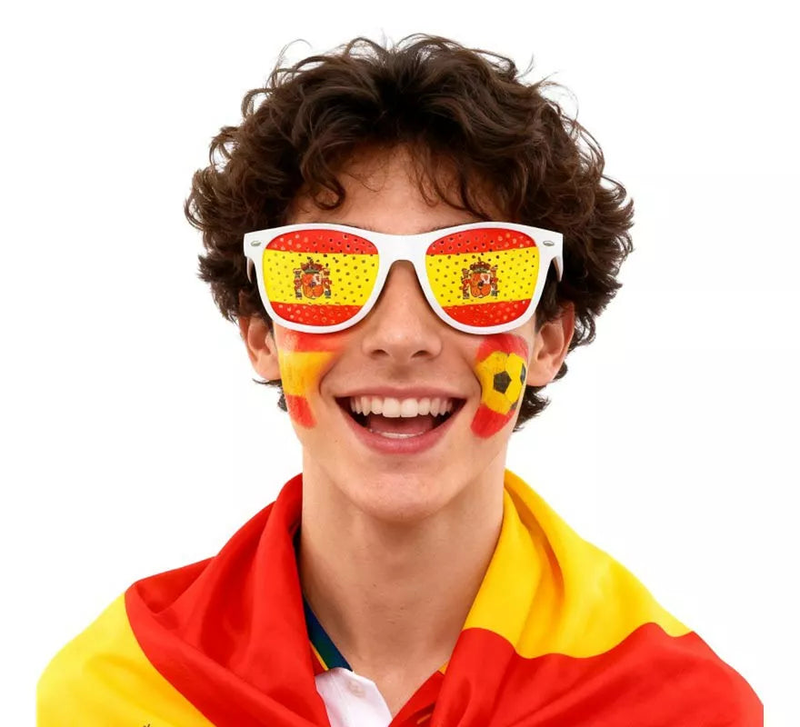 Translation missing: en.Gafas blancas Bandera de España