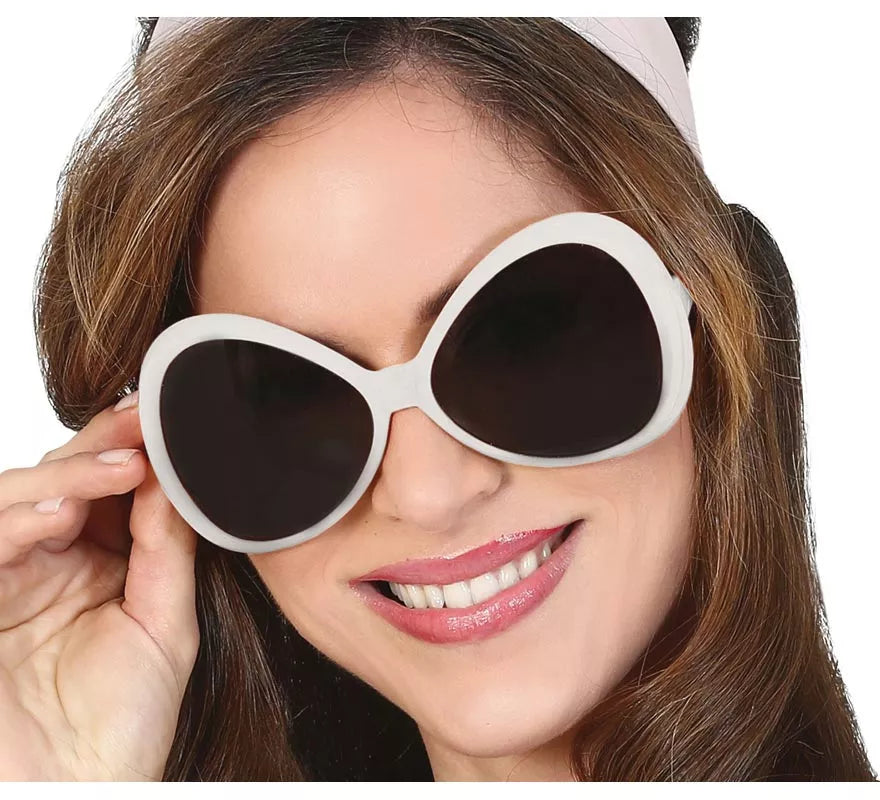 Gafas Blancas de los años 70