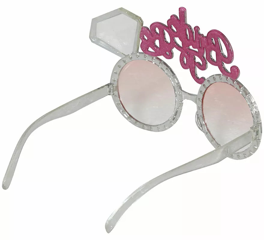Gafas Bride to be con brillantes adulta