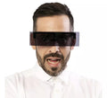 Gafas Censurado rectangulares negras