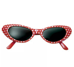 Girl's glasses from the 40s or 50s red