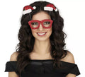 Gafas con Gorritos de Papá Noel