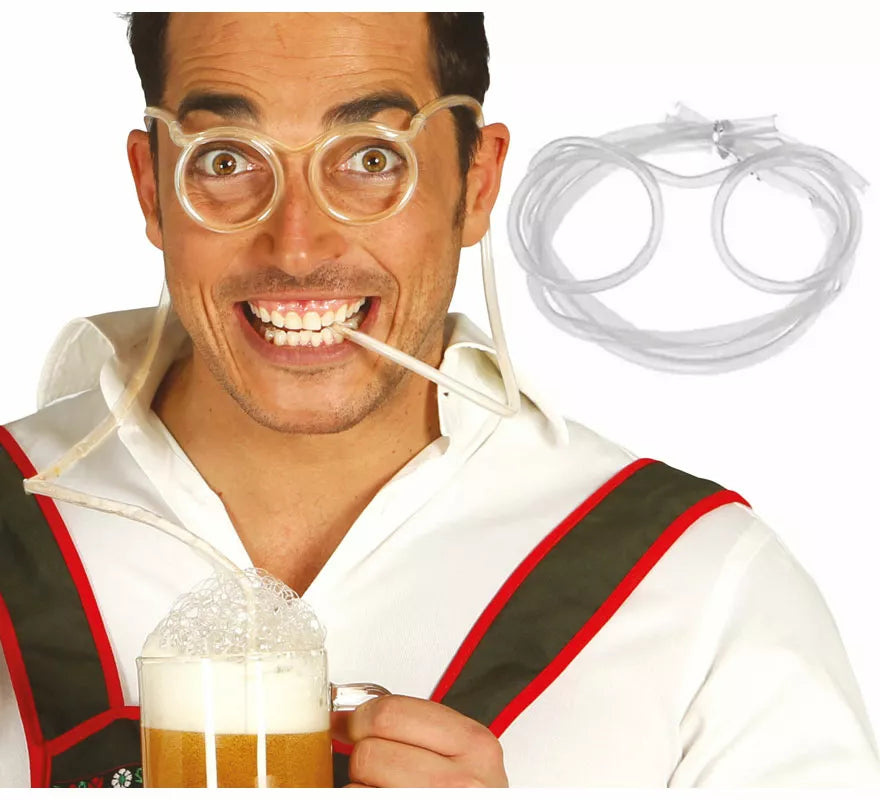 Translation missing: en.Gafas con manguera para Cerveza Party adulto