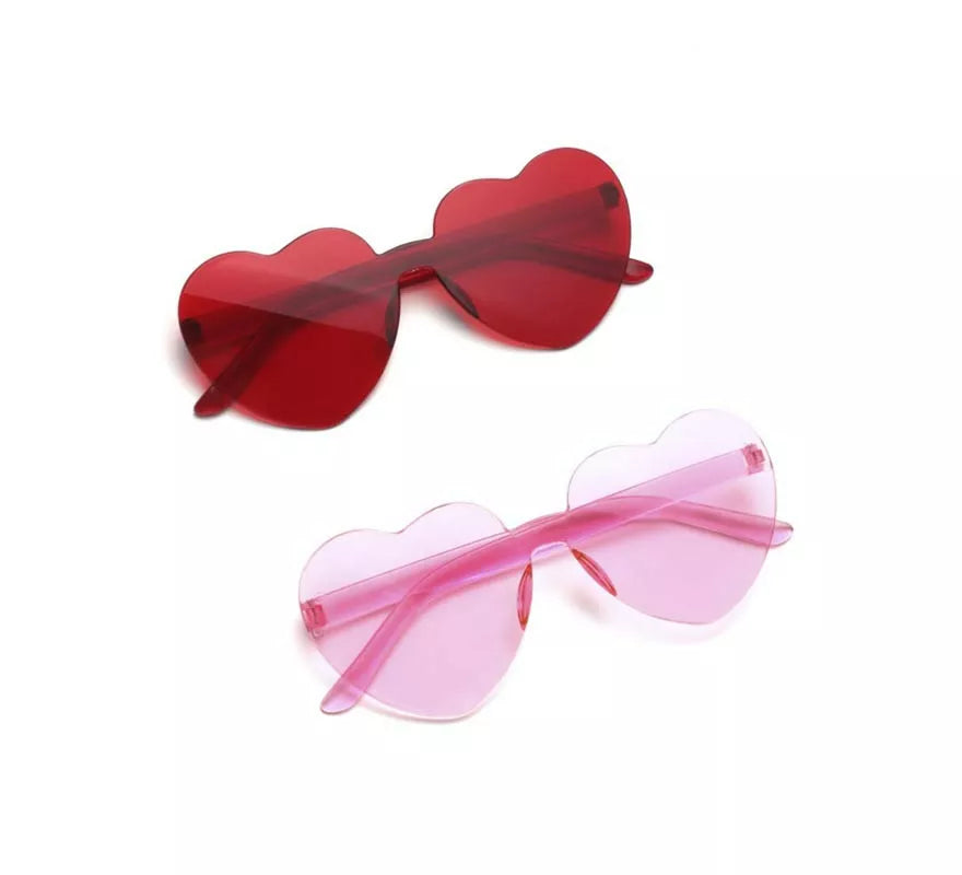 Translation missing: en.Gafas Corazón en colores surtidos adulto