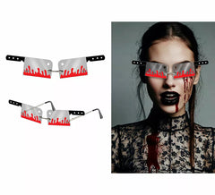 Glasses Bloody Knives