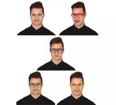 Aviator glasses in various colors with transporter lenses