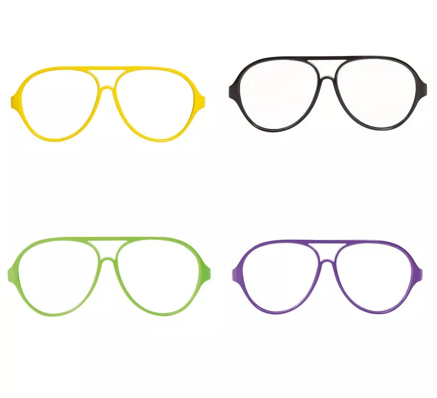 Translation missing: de.Gafas de Aviador sin cristal en colores surtidos