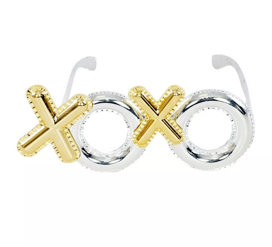 Translation missing: en.Gafas de Besos XOXO dorado y plata