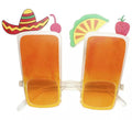 Gafas de Coctel naranja adulto