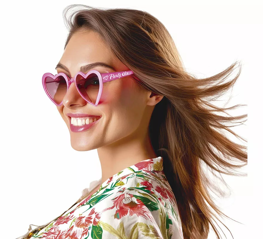 Gafas de Corazón Party Girls adulta