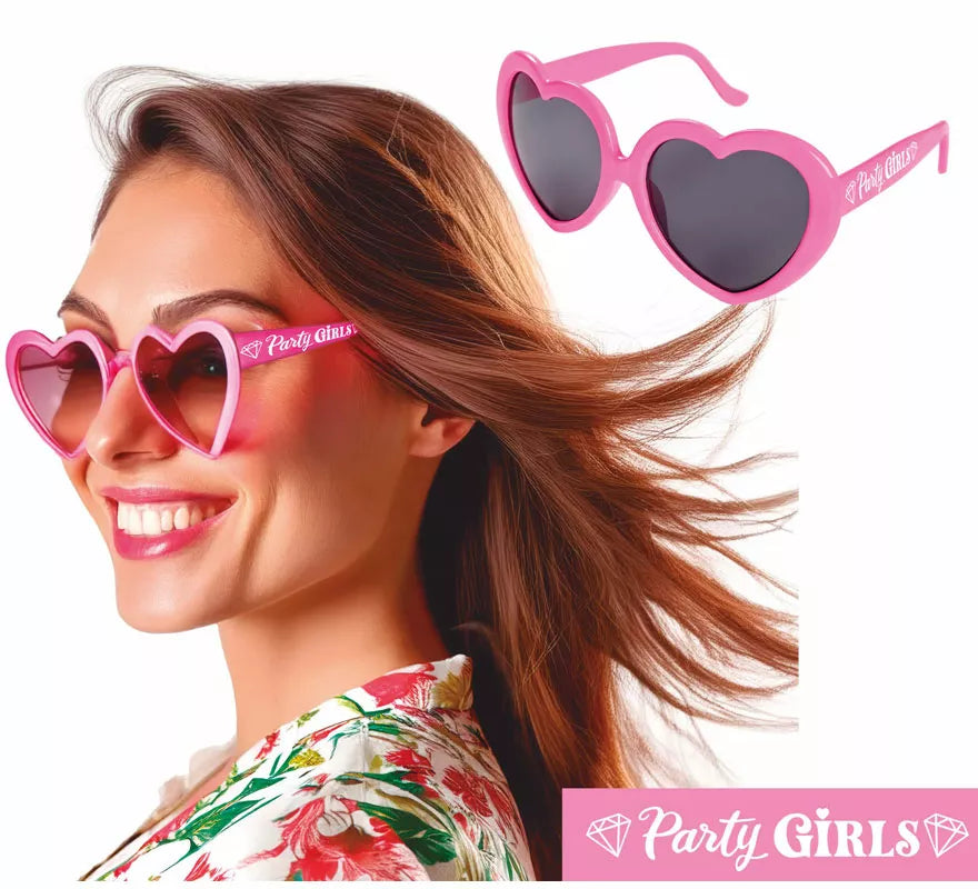 Gafas de Corazón Party Girls adulta