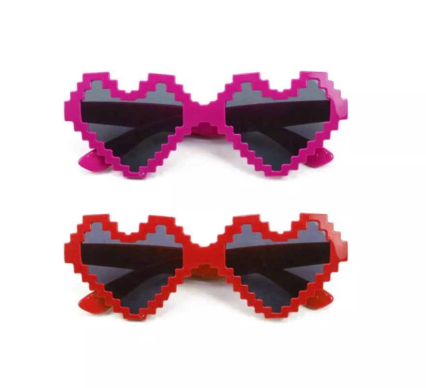 Translation missing: en.Gafas de Corazón pixeles colores surtidos
