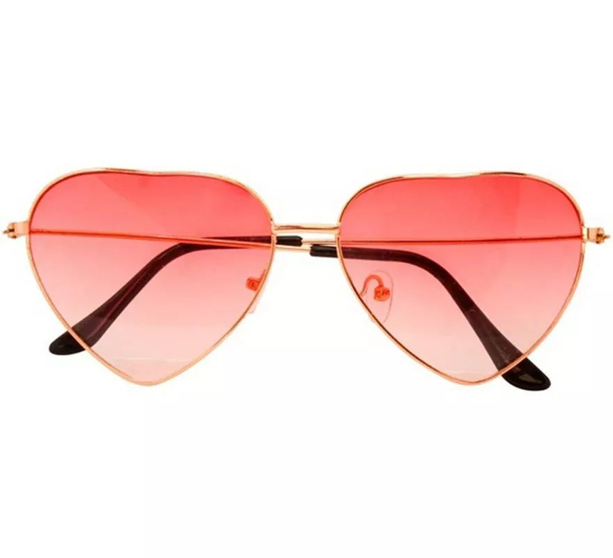 Gafas de Corazones transparentes
