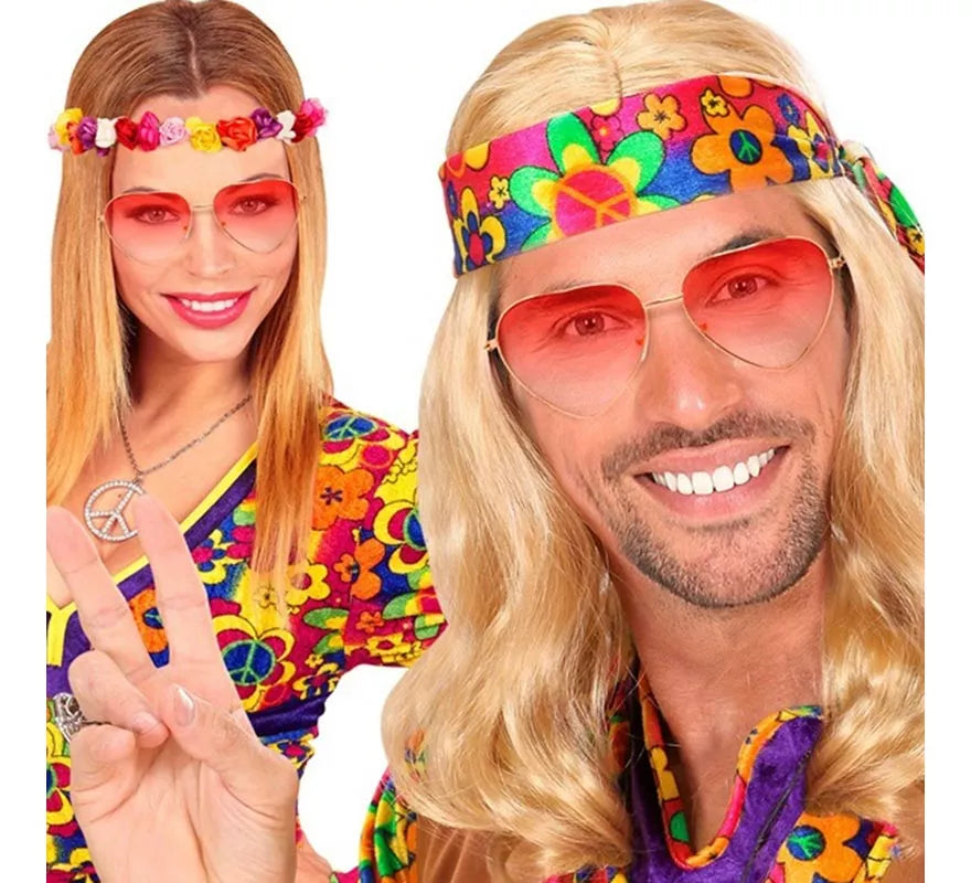 Gafas de Corazones transparentes