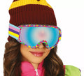 Gafas de Esquiar estampado fucsia adulto