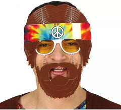 Hippie Glasses with Beard