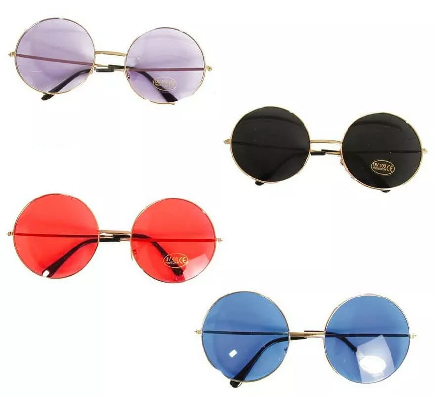 Gafas de Hippie redondas en colores surtidos