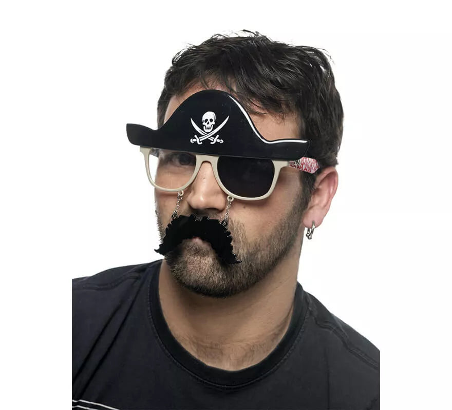Translation missing: en.Gafas de Pirata con Bigote y Sombrero