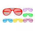 Gafas de Rejillas gigante colores surtidos