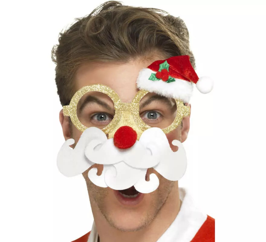 Gafas de Santa Claus para Navidad