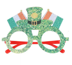 St. Patrick's Day Hat and Flag Glasses