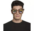 Gafas de Steampunk Doradas con Pinchos