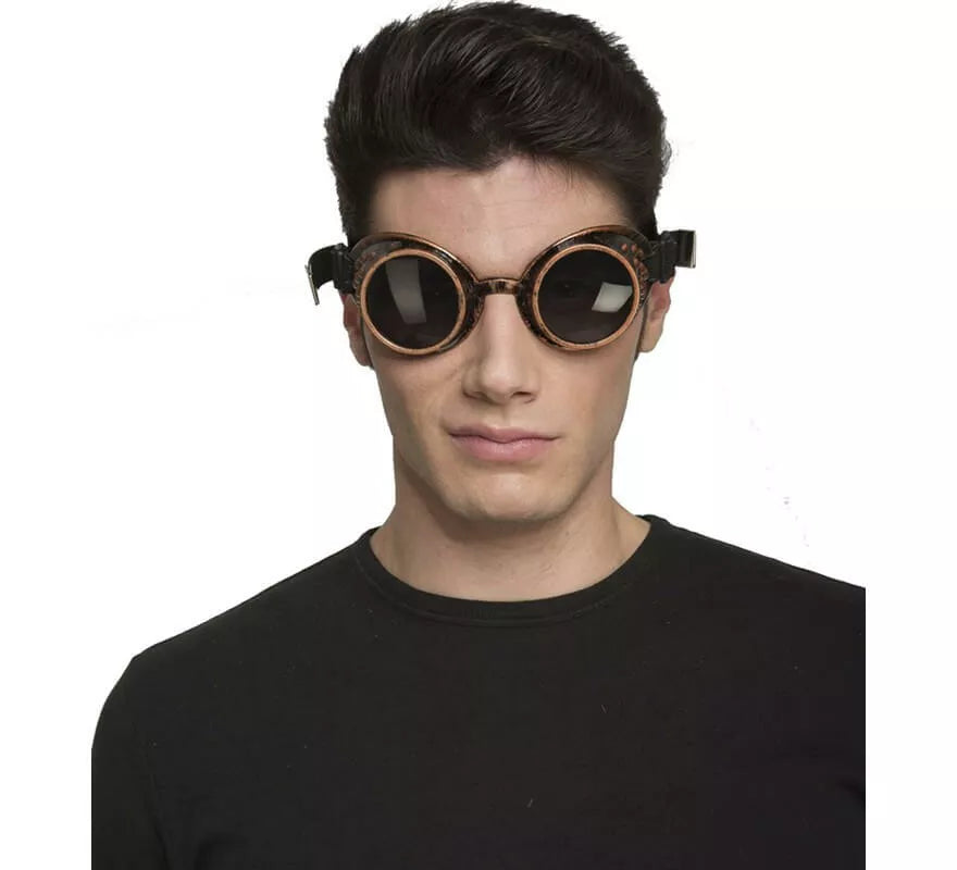 Translation missing: en.Gafas de Steampunk negras Tintadas