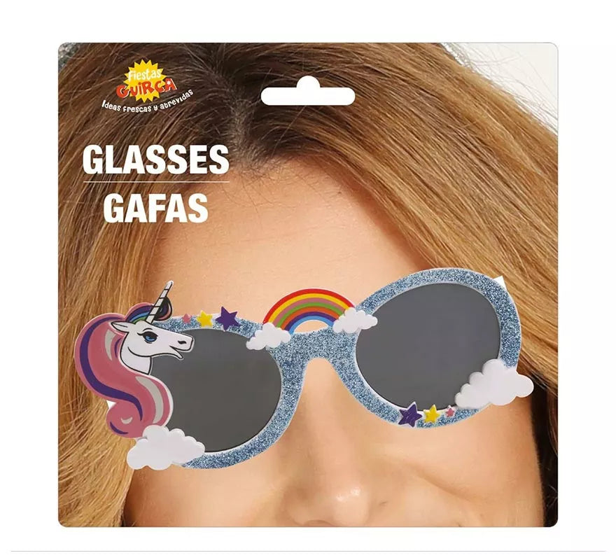 Gafas de Unicornio con Purpurina