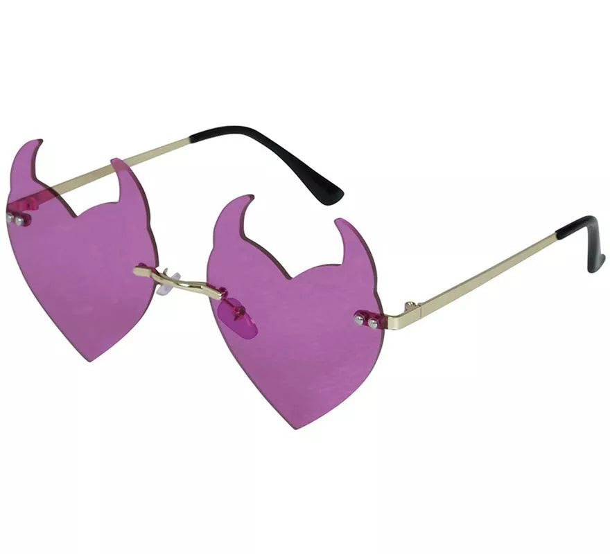 Gafas Demonio lila