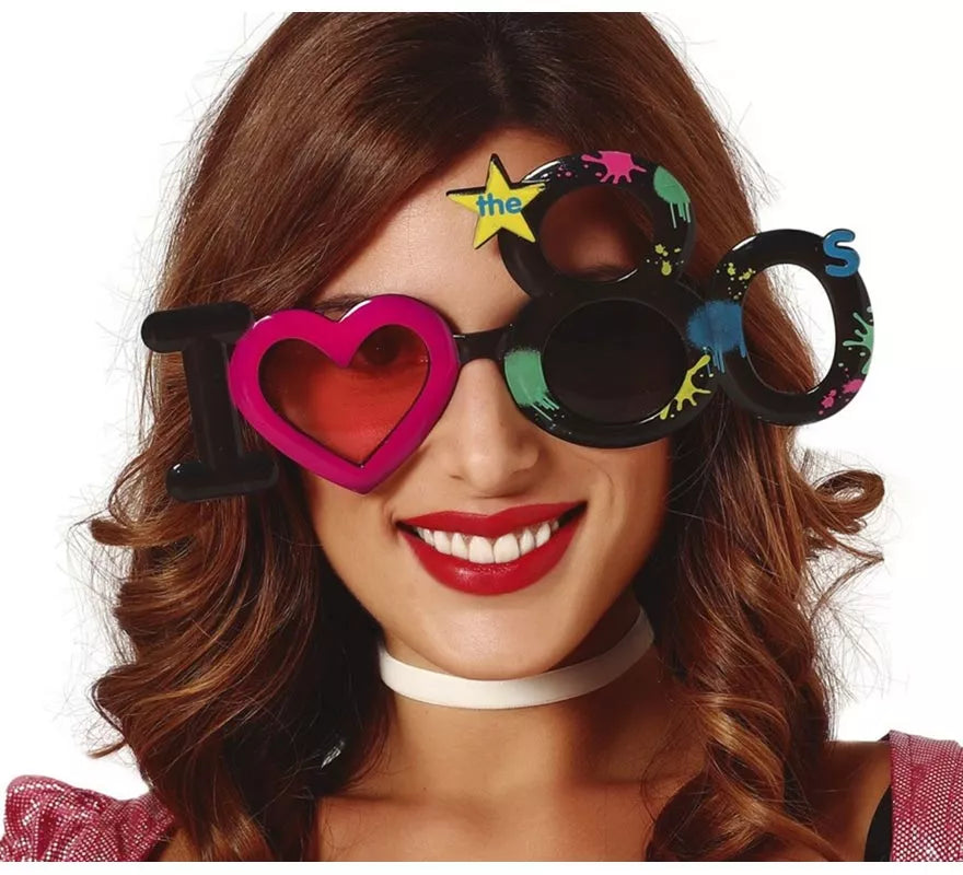 Gafas Divertidas I Love 80