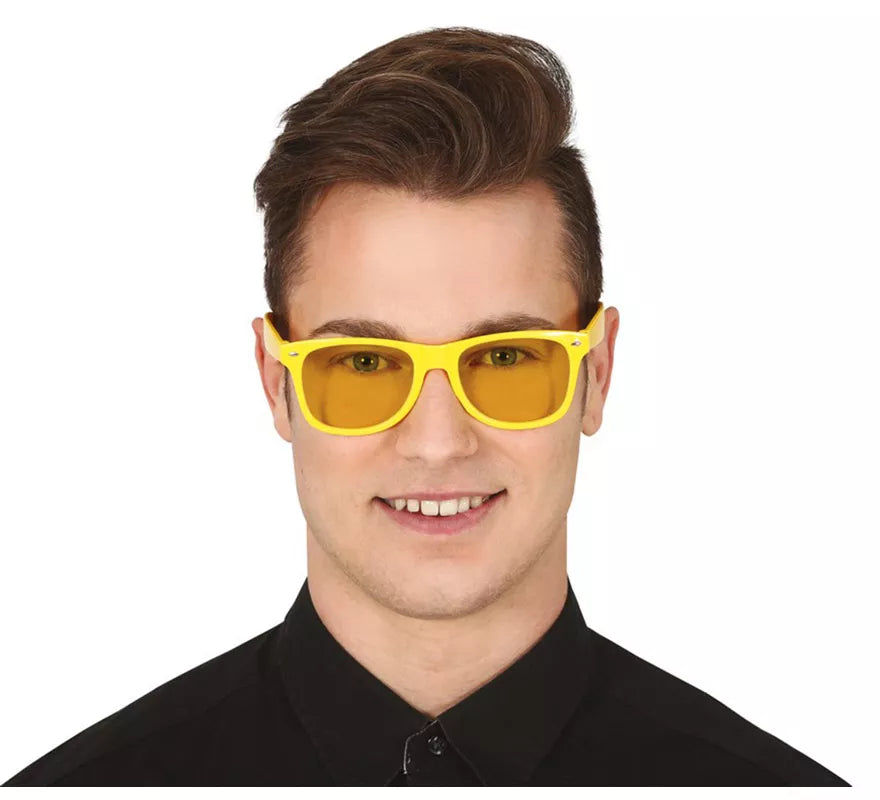 Gafas en varios colores con Cristales Transparentes