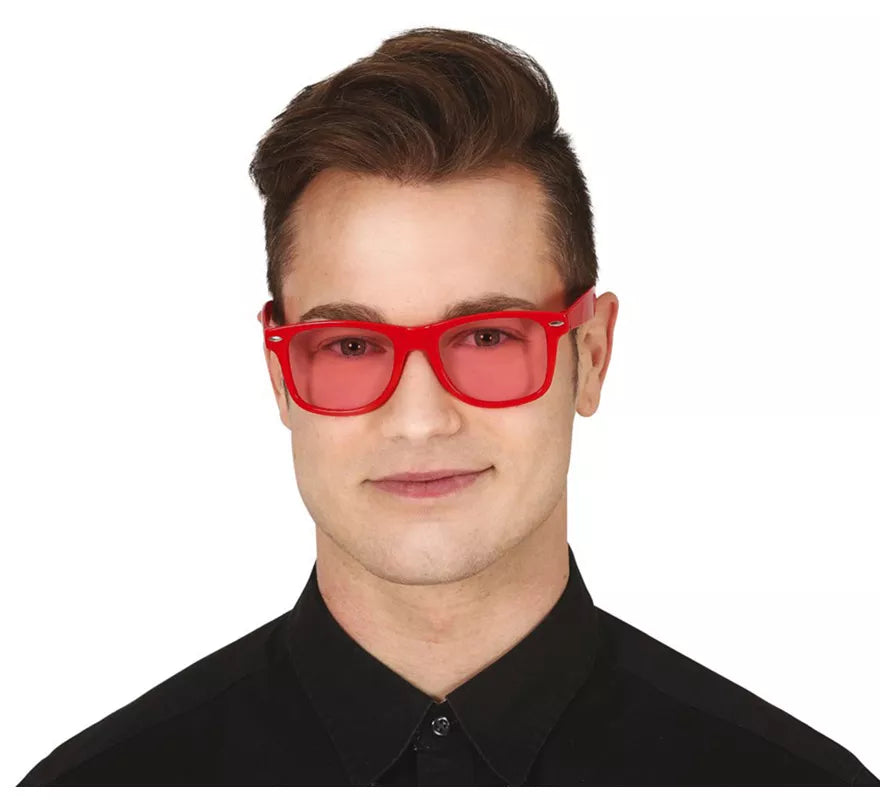 Gafas en varios colores con Cristales Transparentes
