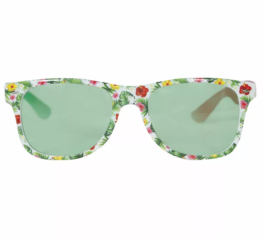 Gafas Exóticas Tropicales naranja adulto