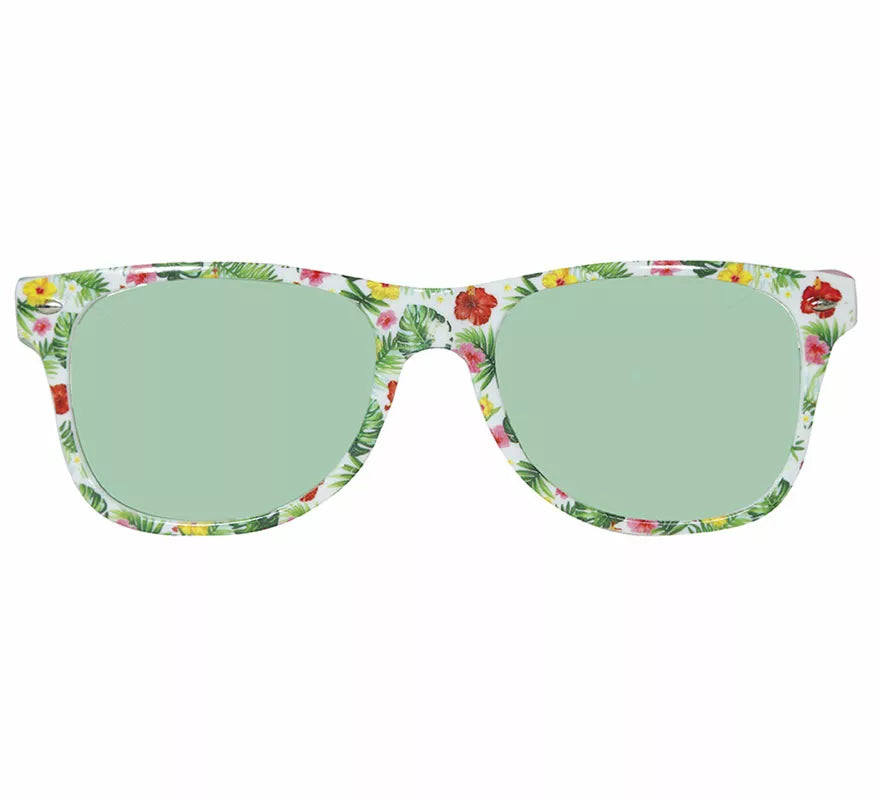 Gafas Exóticas Tropicales naranja adulto