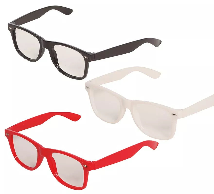 Gafas fashion sin cristales 4 colores surtidos